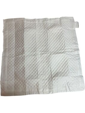 Charter Club Quilted European Sham Damask White